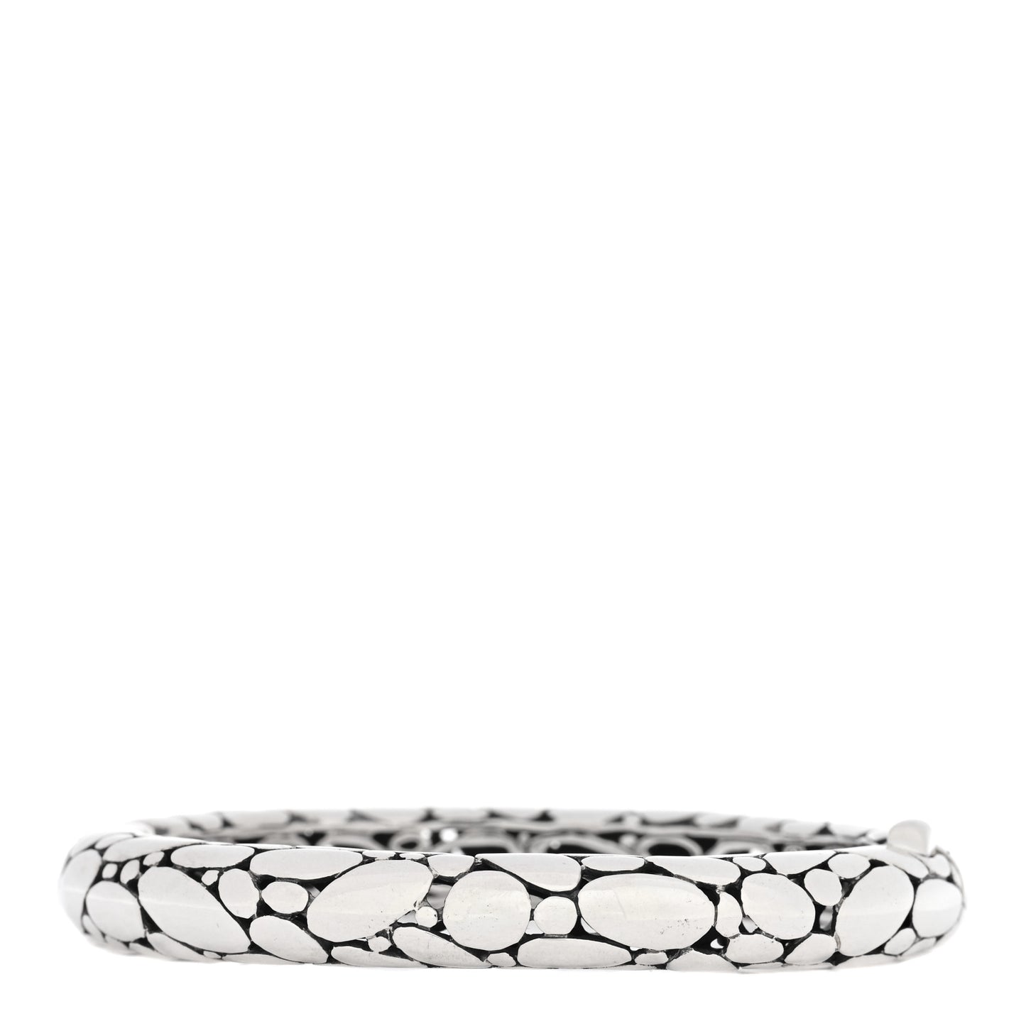 Sterling Silver Kali Hinged Bangle Bracelet