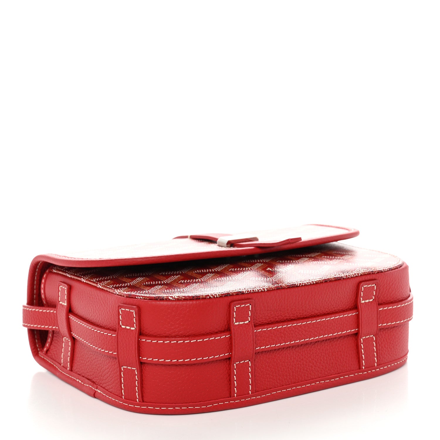 Goyard Goyardine Belvedere II PM Messenger Bag Red 3 of 9