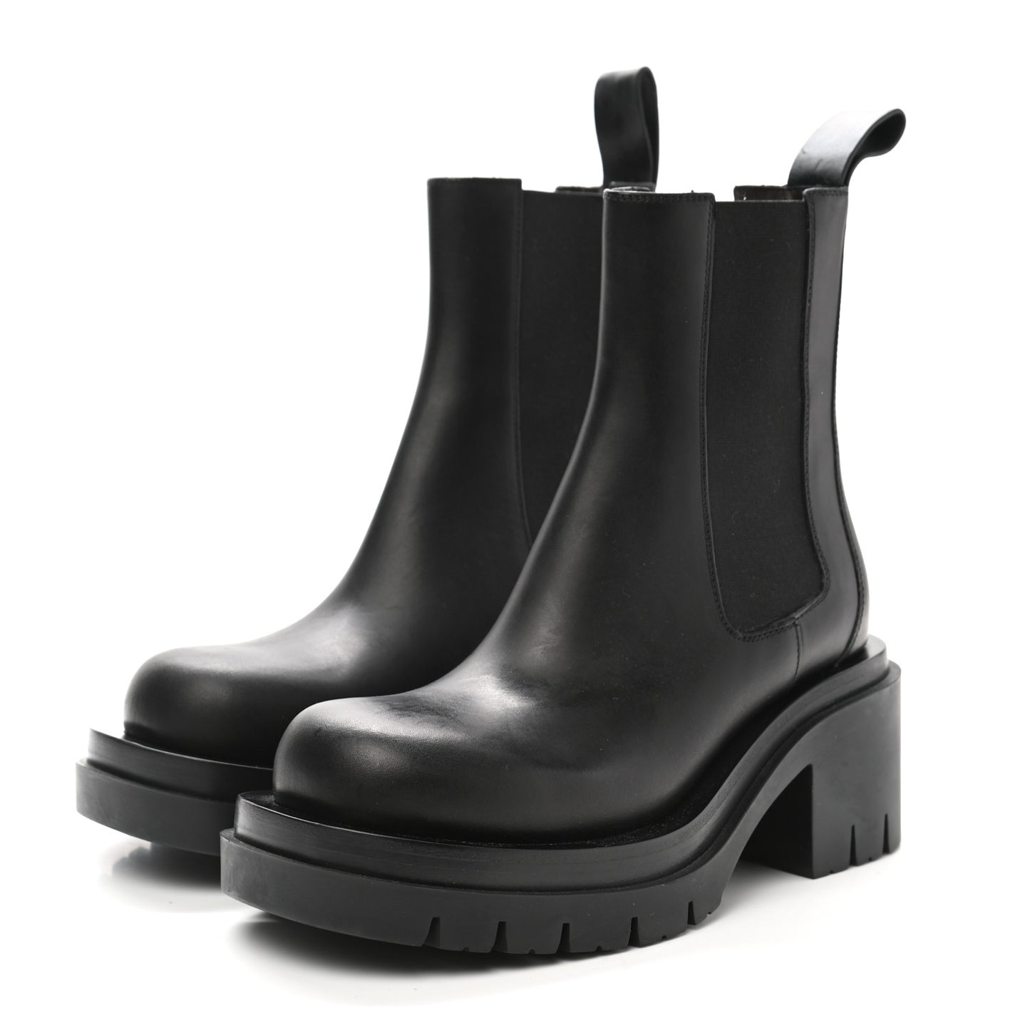Calfskin The Lug Chelsea 30/70mm Ankle Boots 35.5 Black