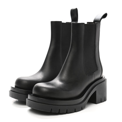 Bottega Veneta Calfskin The Lug Chelsea 30/70mm Ankle Boots 35.5 Black 3 of 7