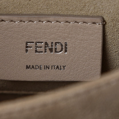 Fendi Vitello Liberty Scalloped Studded Small Kan I Shoulder Bag Balena 8 of 9