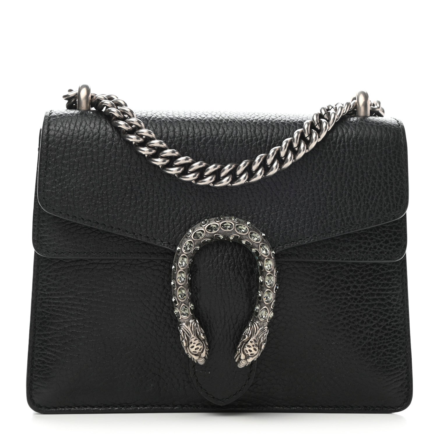 Gucci Calfskin Mini Dionysus Shoulder Bag Black 1 of 11