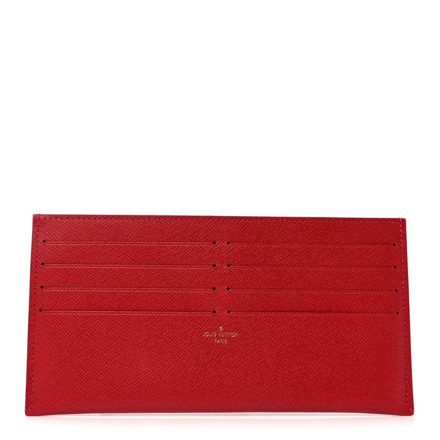 Calfskin Felicie Card Holder Insert Cherry