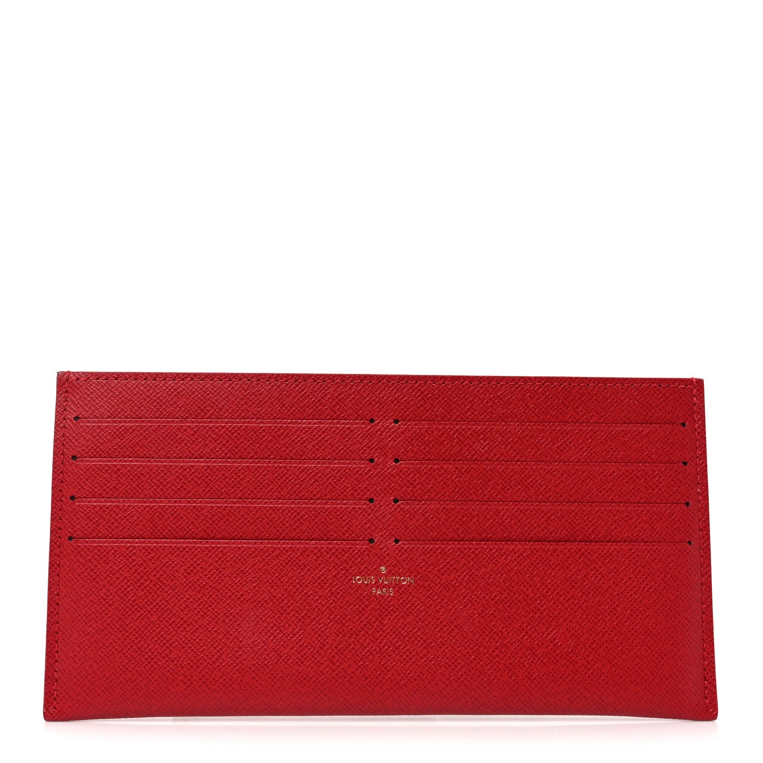 Louis Vuitton Calfskin Felicie Card Holder Insert Cherry 1 of 6