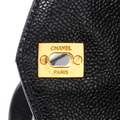 Chanel Caviar Crossbody Flap Bag Black 9 of 9