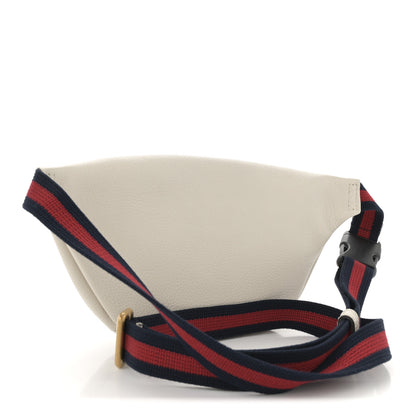Gucci Grained Calfskin Small Logo Belt Bag White 2 of 9