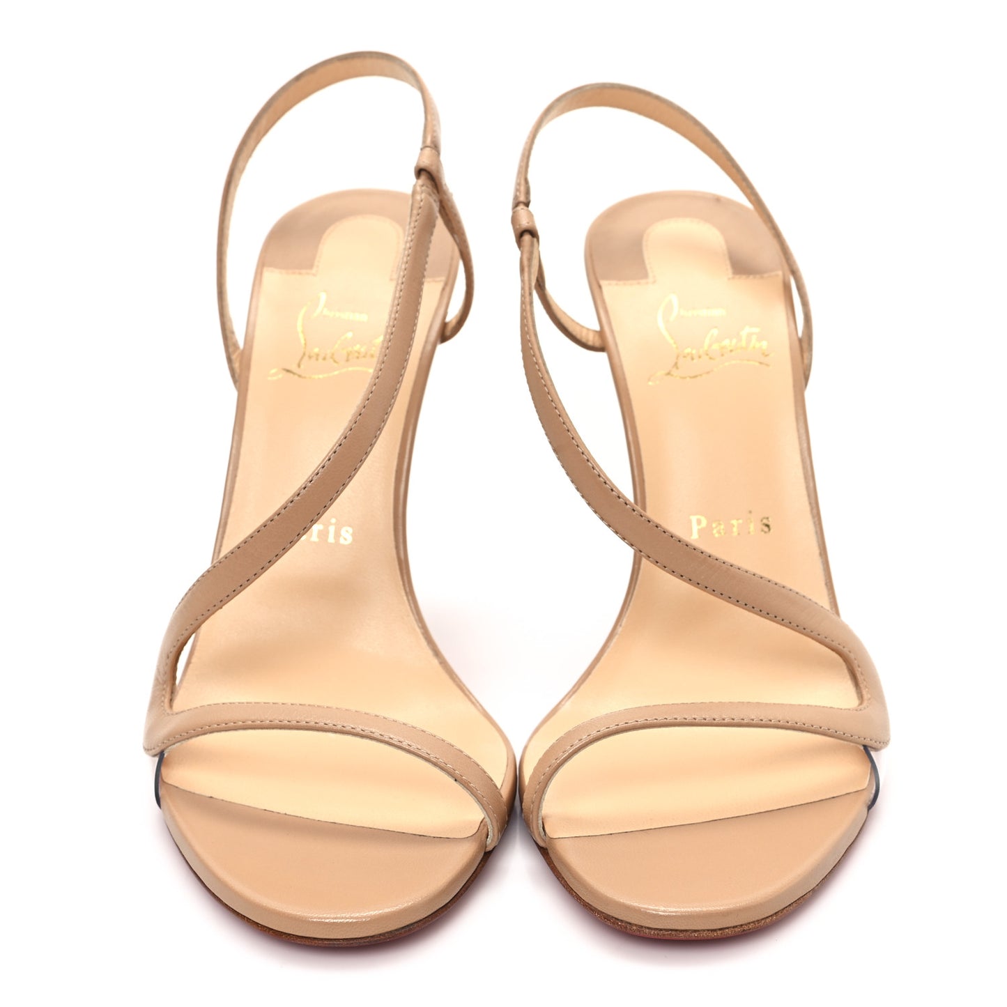 Nappa Rosalie 100 Sandals 38.5 Nude