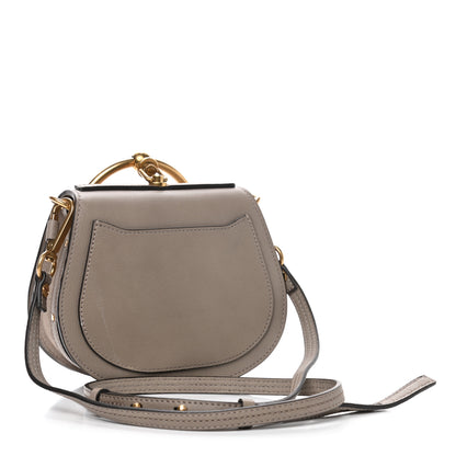 Chloe Calfskin Suede Small Nile Bracelet Bag Motty Grey 2 of 4