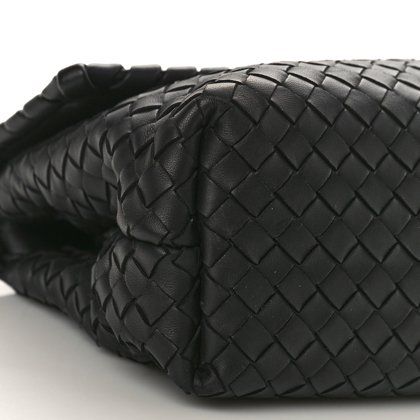 Nappa Intrecciato Medium Olimpia Shoulder Bag Black
