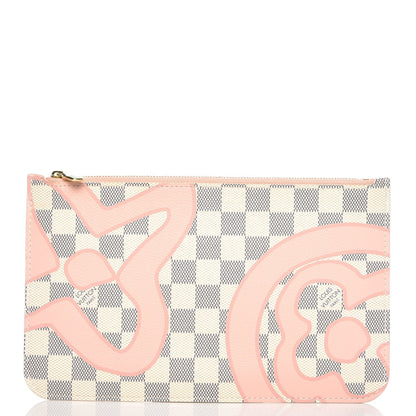 Louis Vuitton Damier Azur Tahitienne Neverfull MM GM Pochette 1 of 9