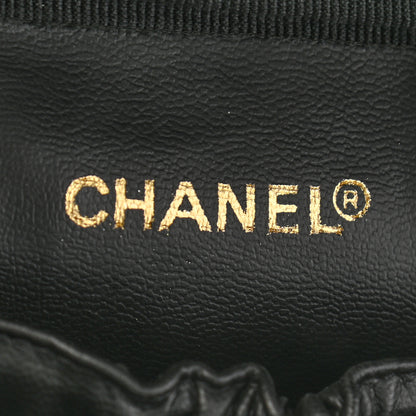 Chanel Lambskin Vanity Cosmetic Case Black 5 of 12