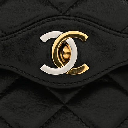 Chanel Lambskin Medium Double Flap Black 14 of 17