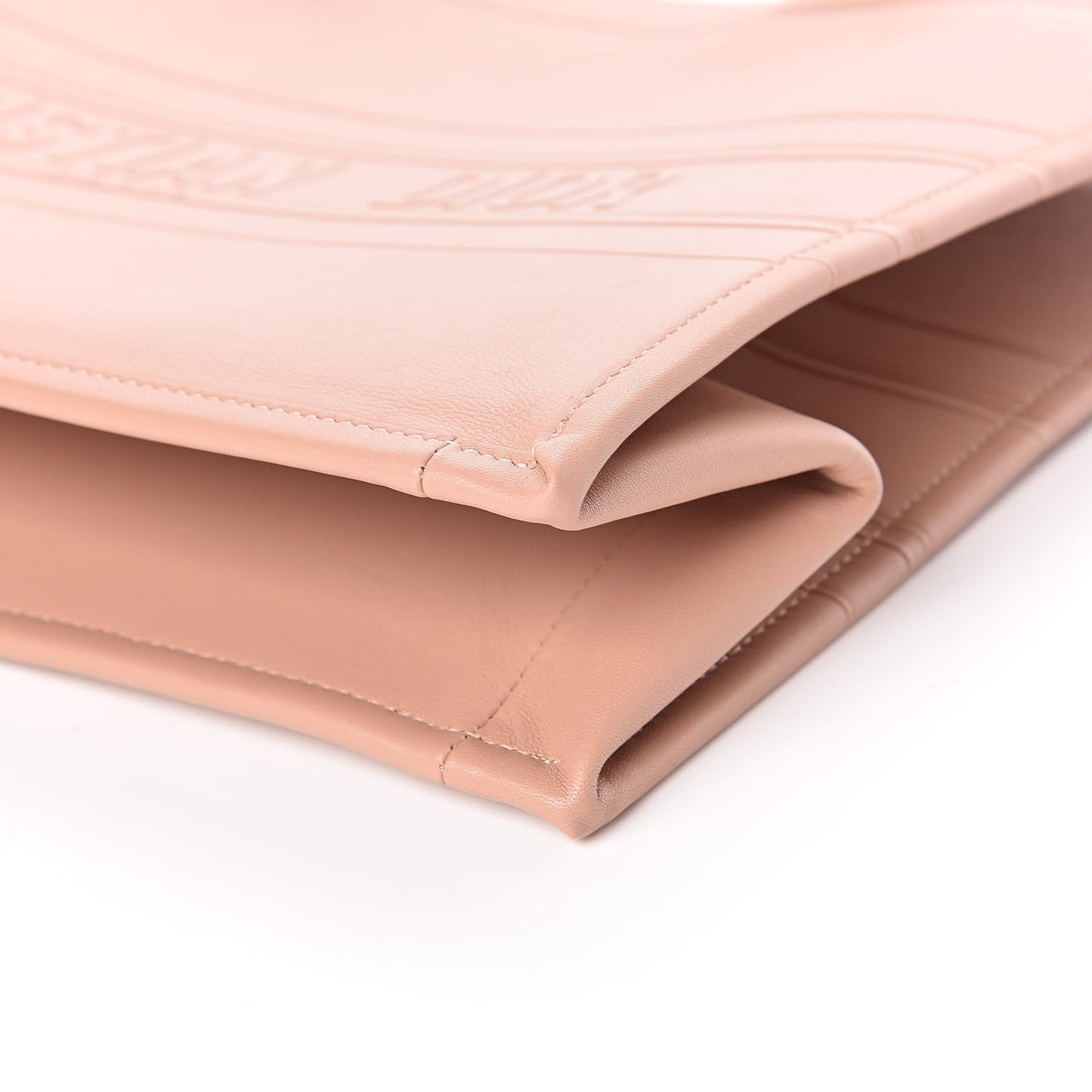 Calfskin Embossed Medium Book Tote Rose de Vents
