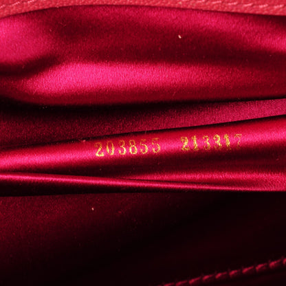 Saint Laurent Goatskin Large Belle de Jour Clutch Fuchsia 7 of 7