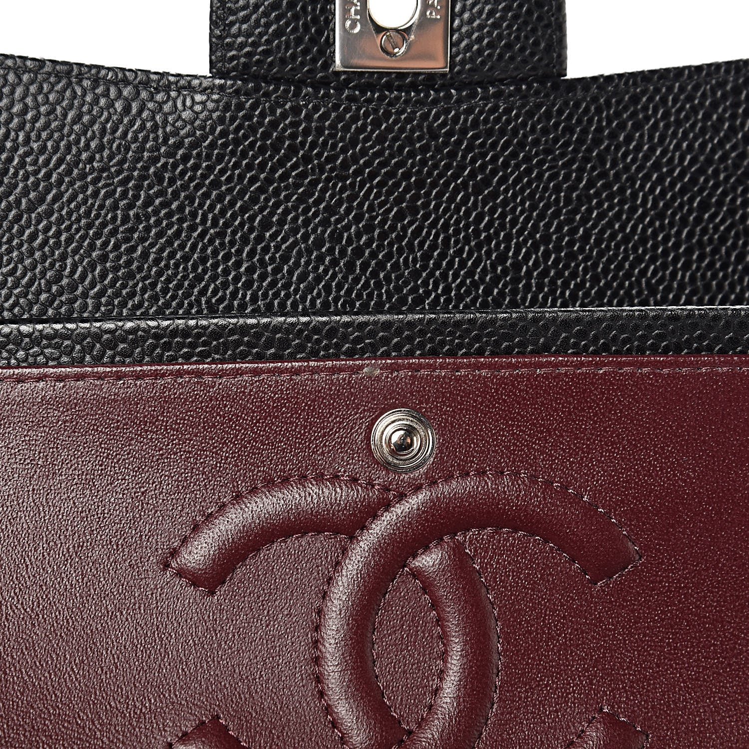 Chanel Caviar Quilted Medium Double Flap Black 8 of 11