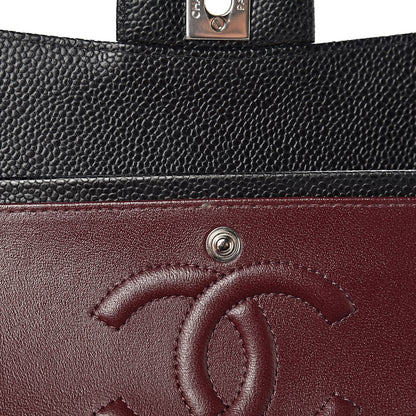 Chanel Caviar Quilted Medium Double Flap Black 8 of 11