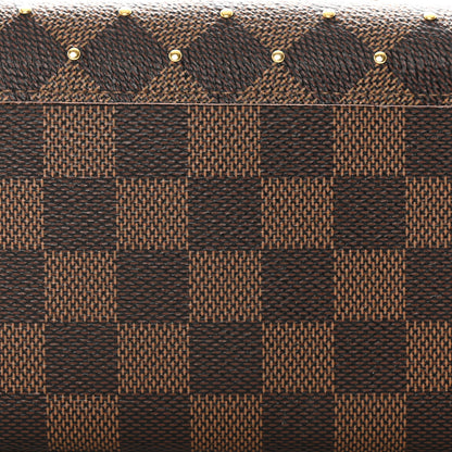 Louis Vuitton Damier Ebene Studded Sarah Wallet NM Rose Ballerine 22 of 24