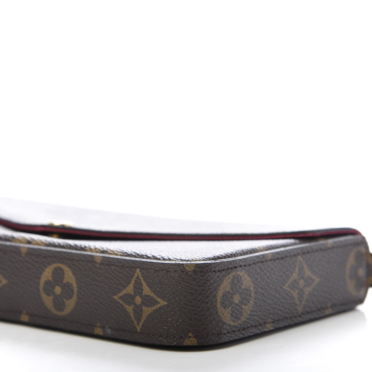 Louis Vuitton Monogram Pochette Felicie Chain Wallet Fuchsia 8 of 9