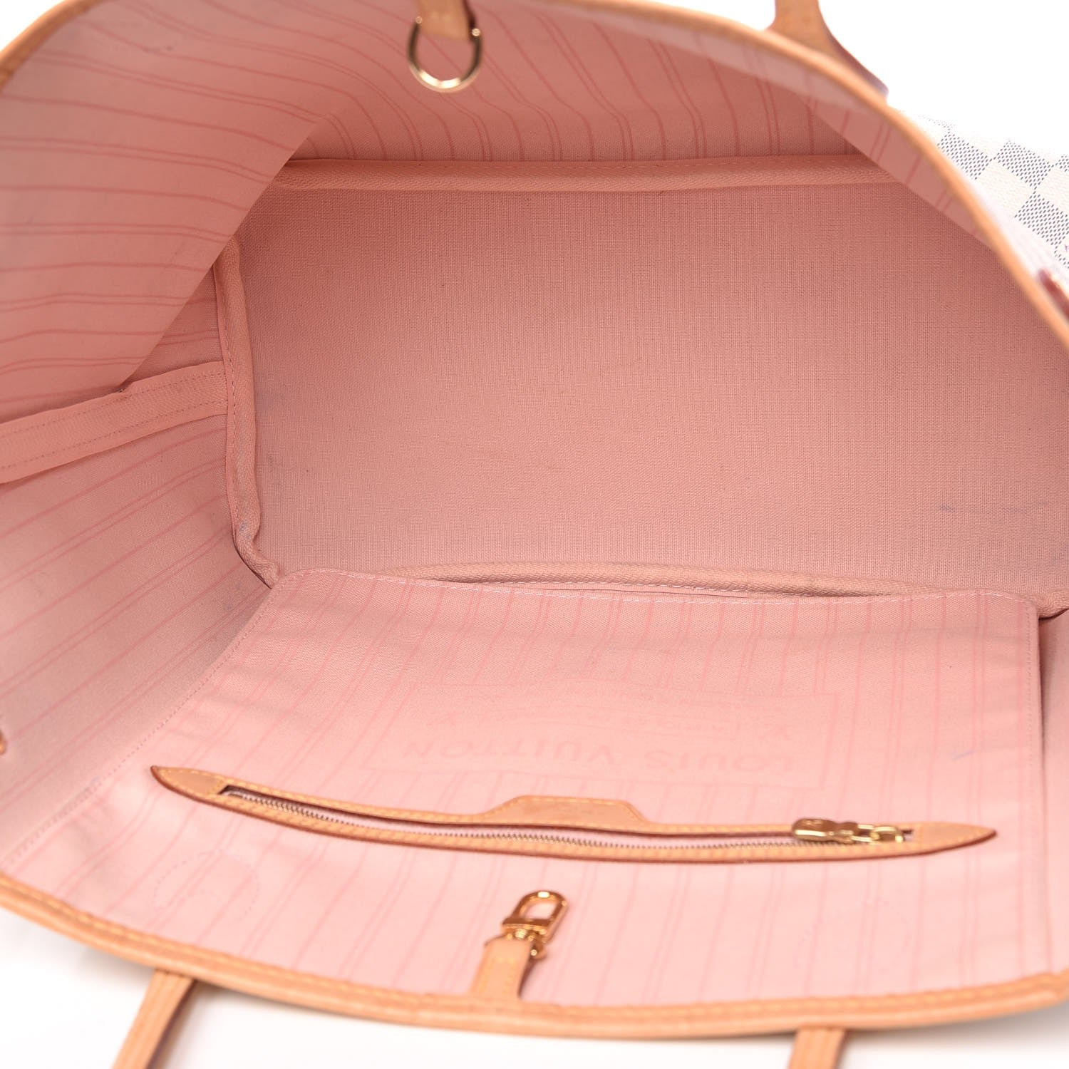 Louis Vuitton Damier Azur Neo Neverfull MM Rose Ballerine 5 of 16