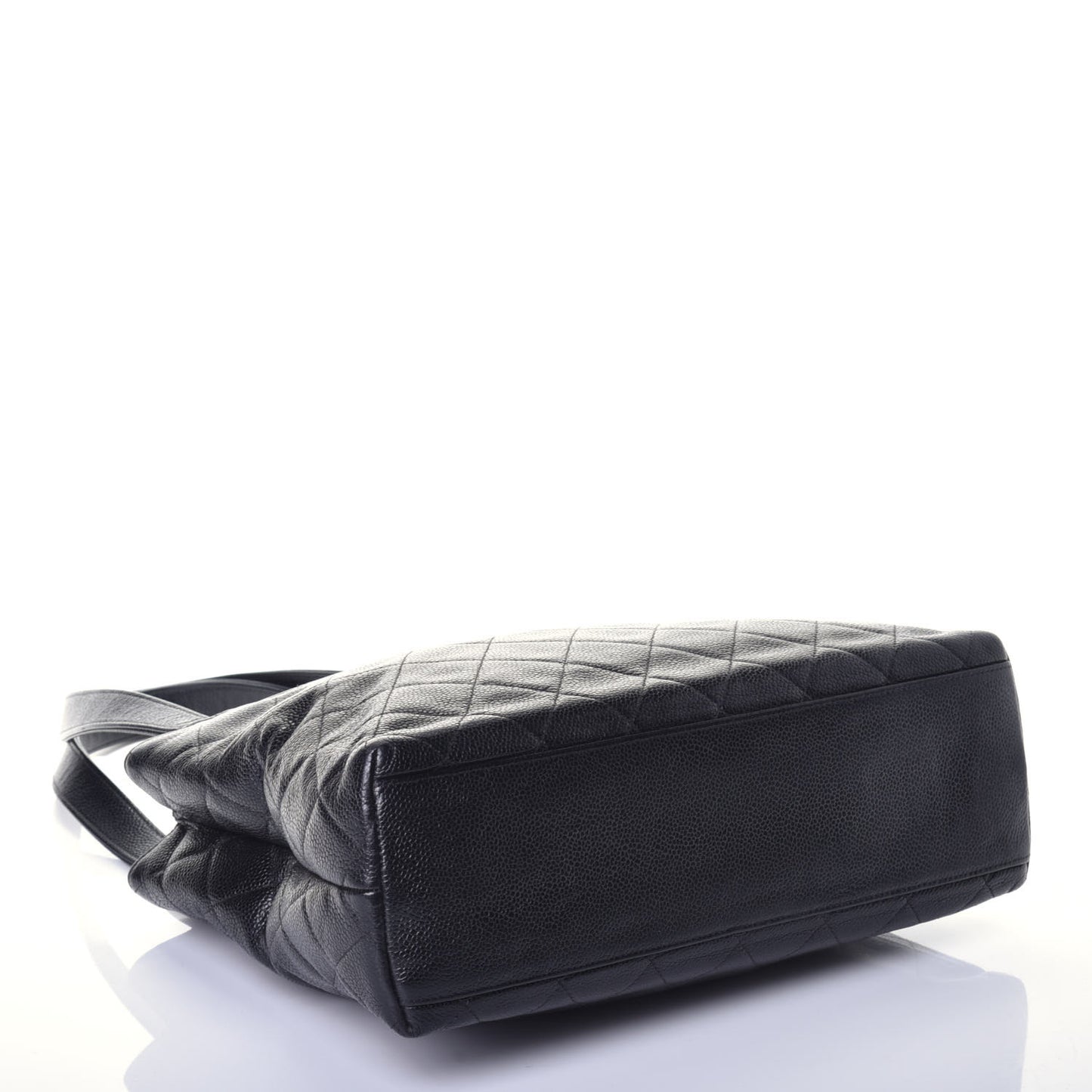 Caviar Quilted Shoulder Bag Black