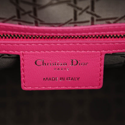 Christian Dior Lambskin Cannage Large Lady Dior Pink 6 of 7