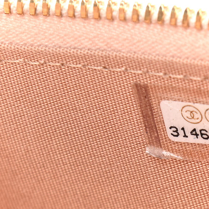 Chanel Calfskin Quilted Mini Perfect Fit Vanity Case With Chain Beige 7 of 11
