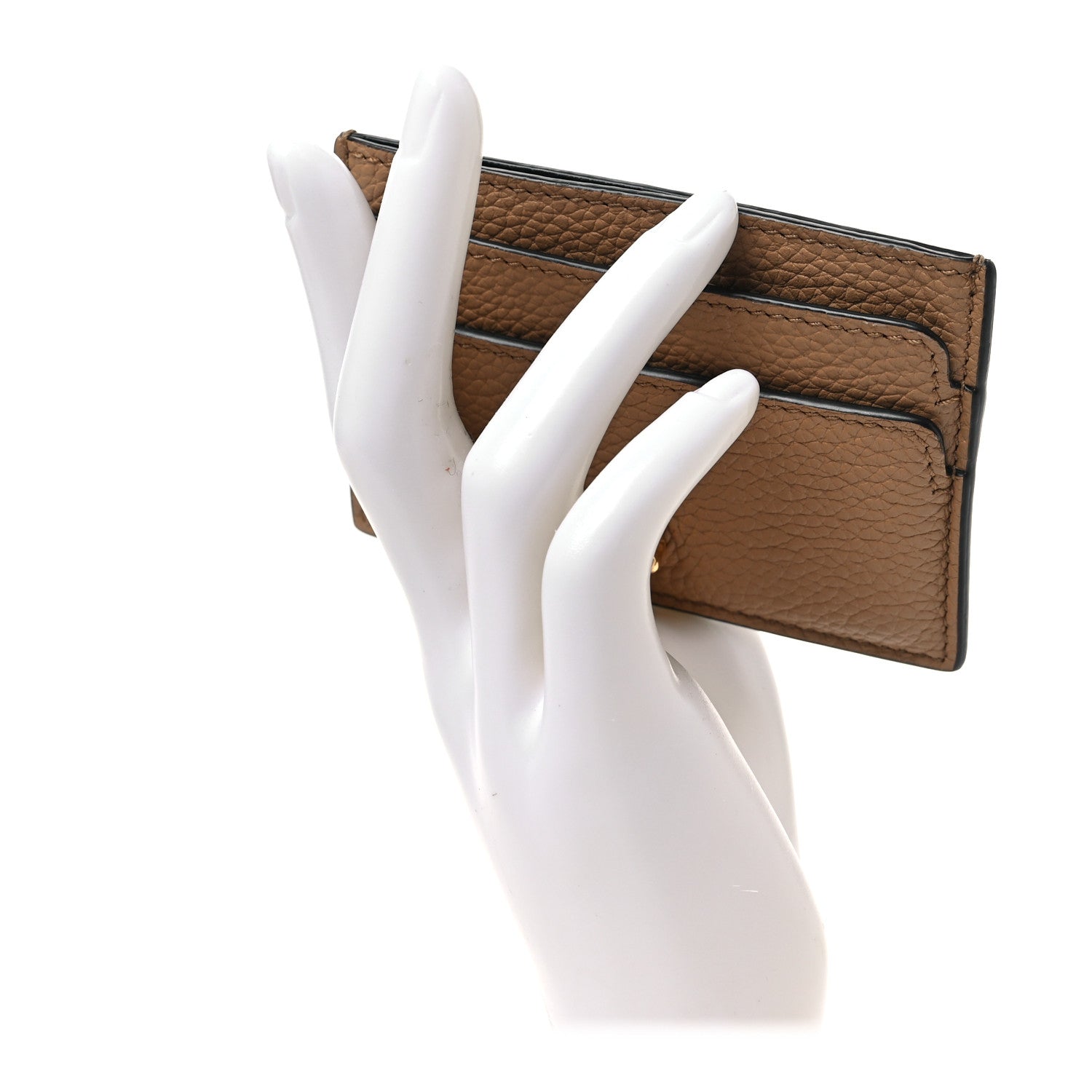 Alexander McQueen Calfskin Skull Card Holder Nude 2 of 7