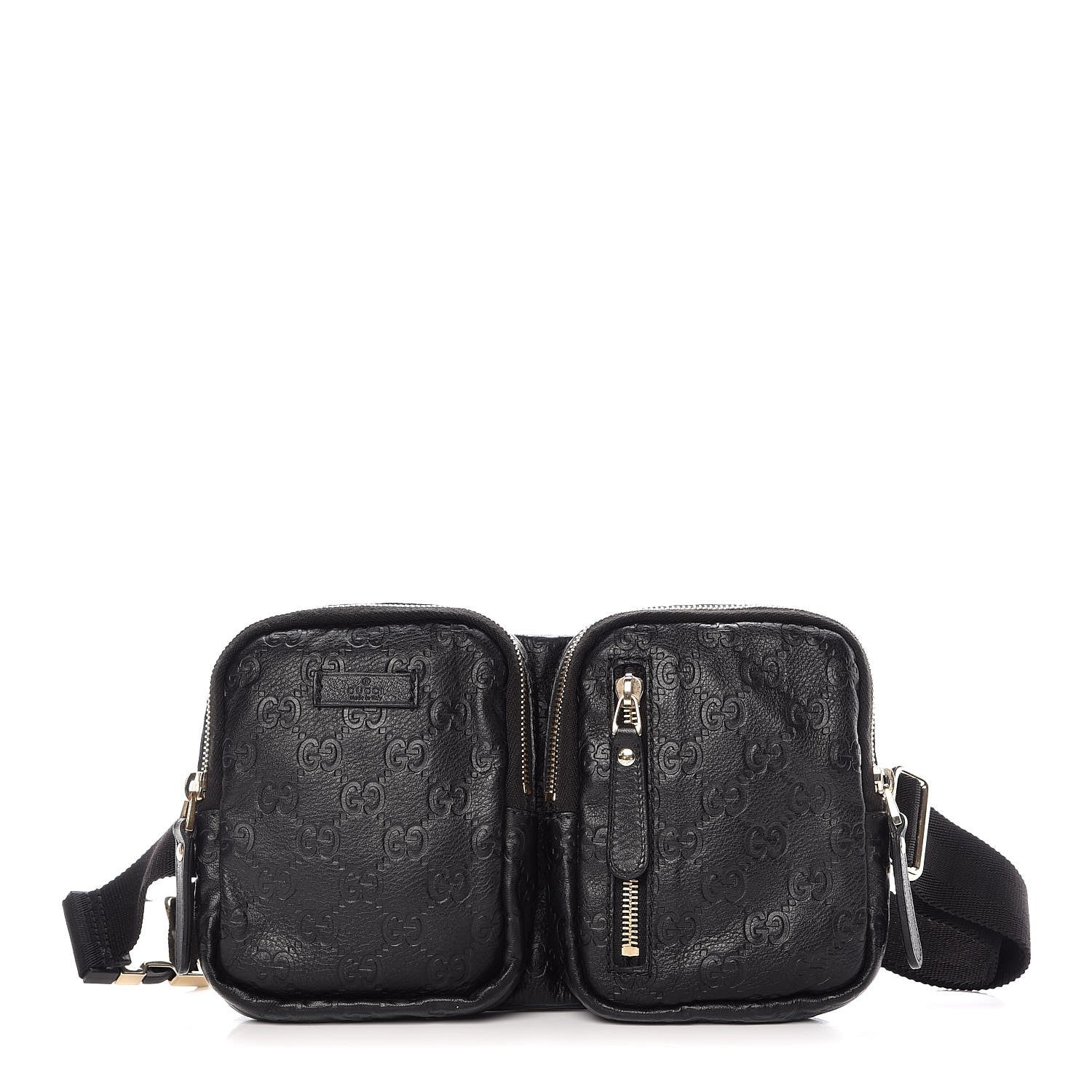 Gucci Guccissima Belt Bag Black 1 of 7