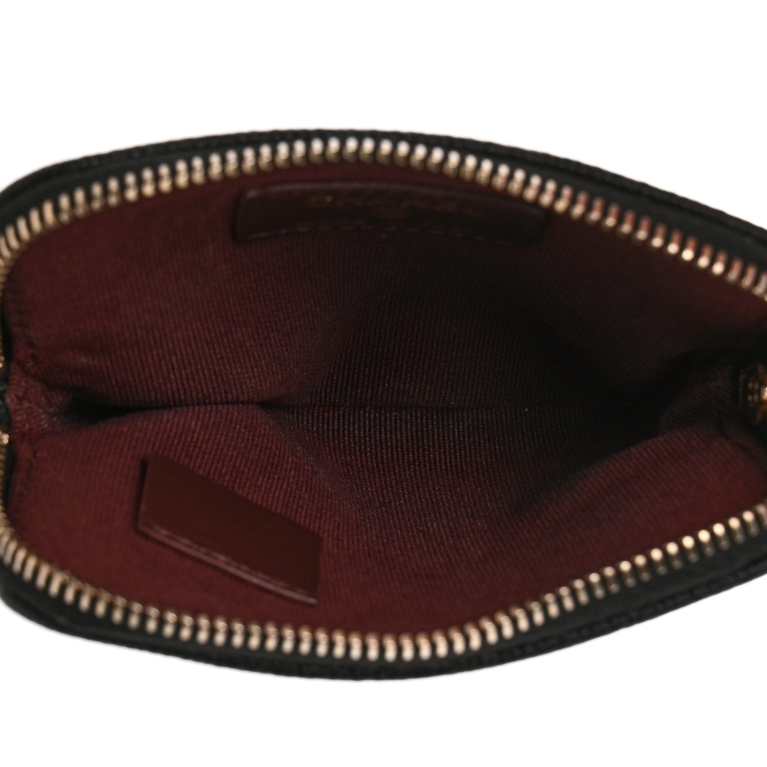 Chanel Caviar Quilted Zip Card Holder Wallet Black 5 of 8