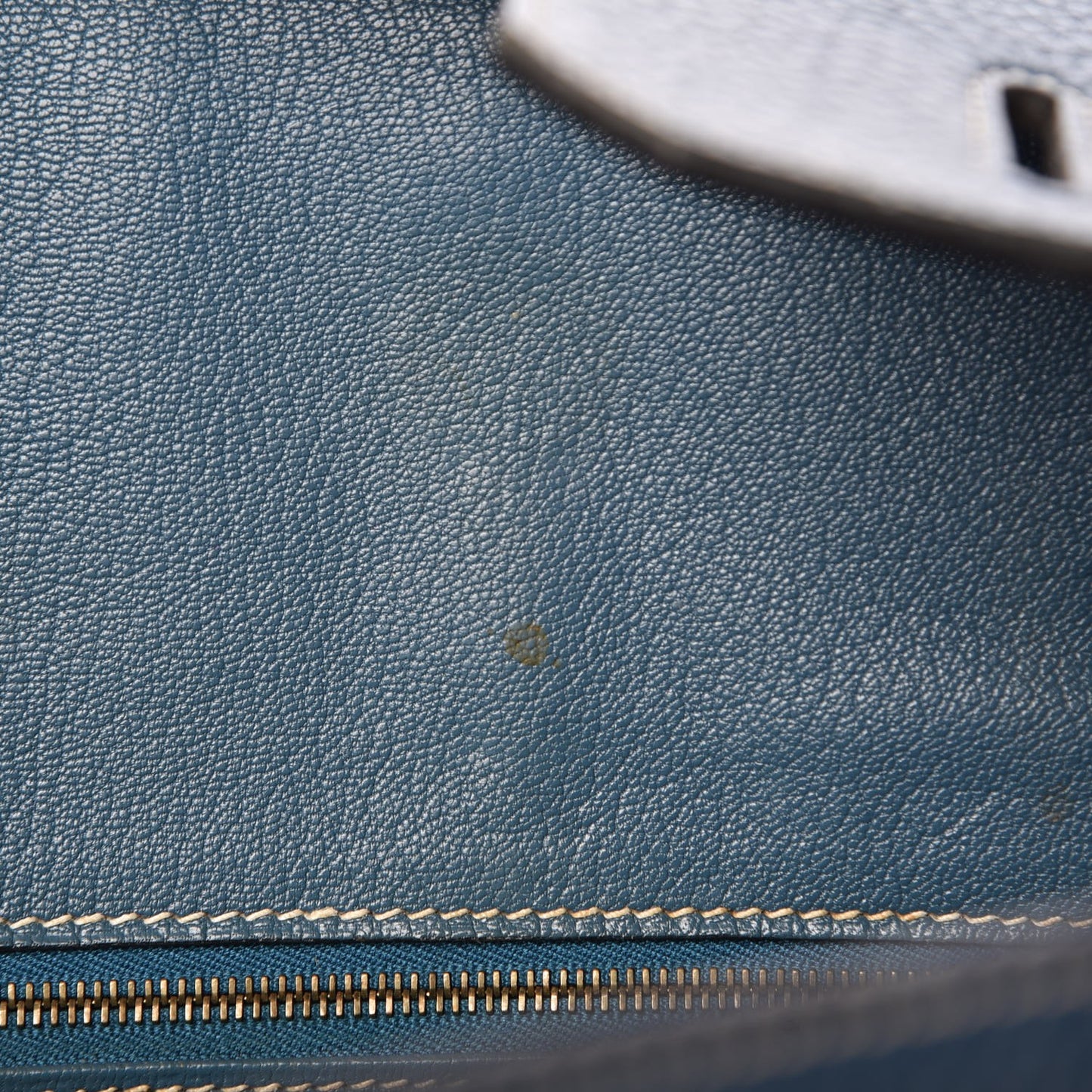 Taurillon Clemence Birkin 35 Bleu Thalassa
