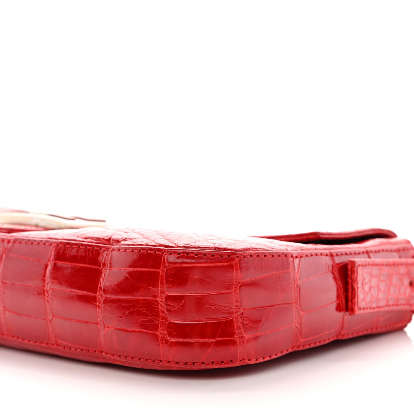 Crocodile Baguette Red