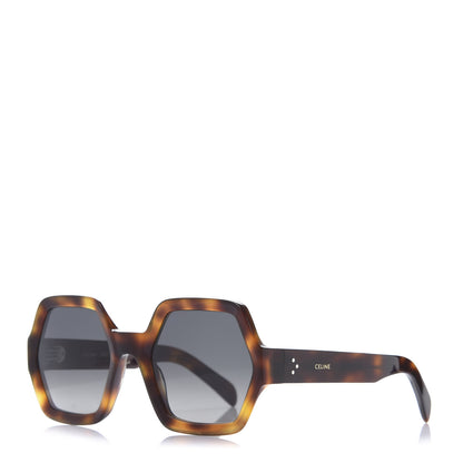 Celine Acetate Octagon Polarized Sunglasses CL401311 Blonde Havana 1 of 8