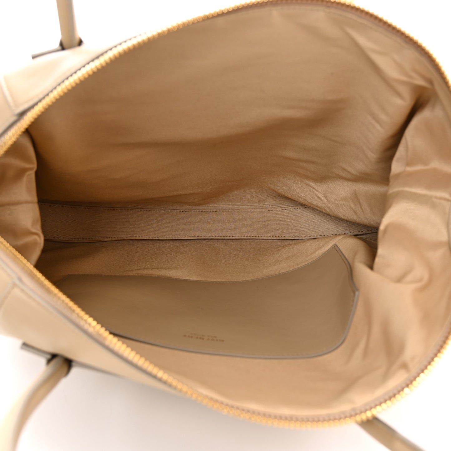 Smooth Calfskin Medium Antigona Lock Duffle Bag Beige