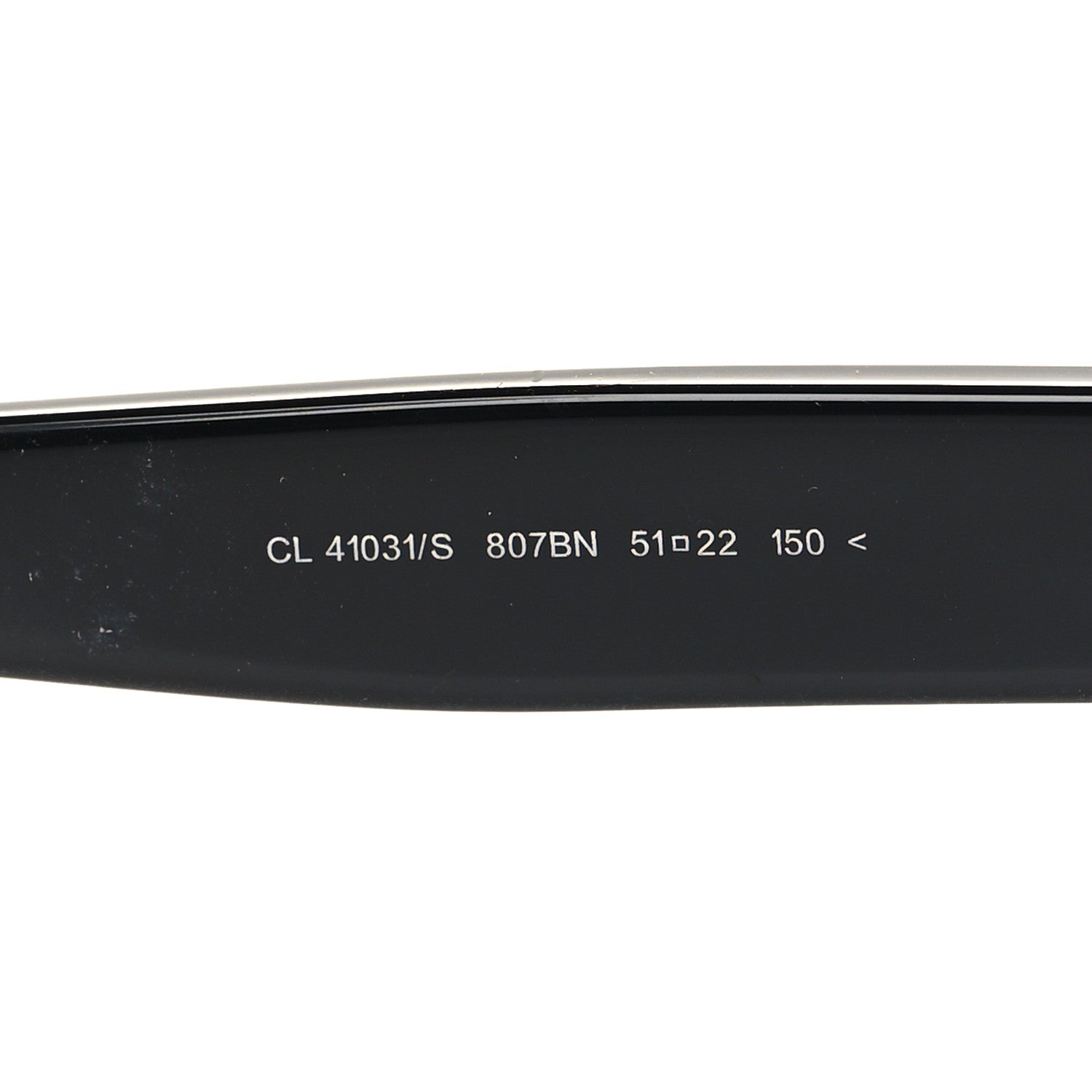 Celine Acetate Bevel Cat Sunglasses CL 41384/F/S Black 6 of 6