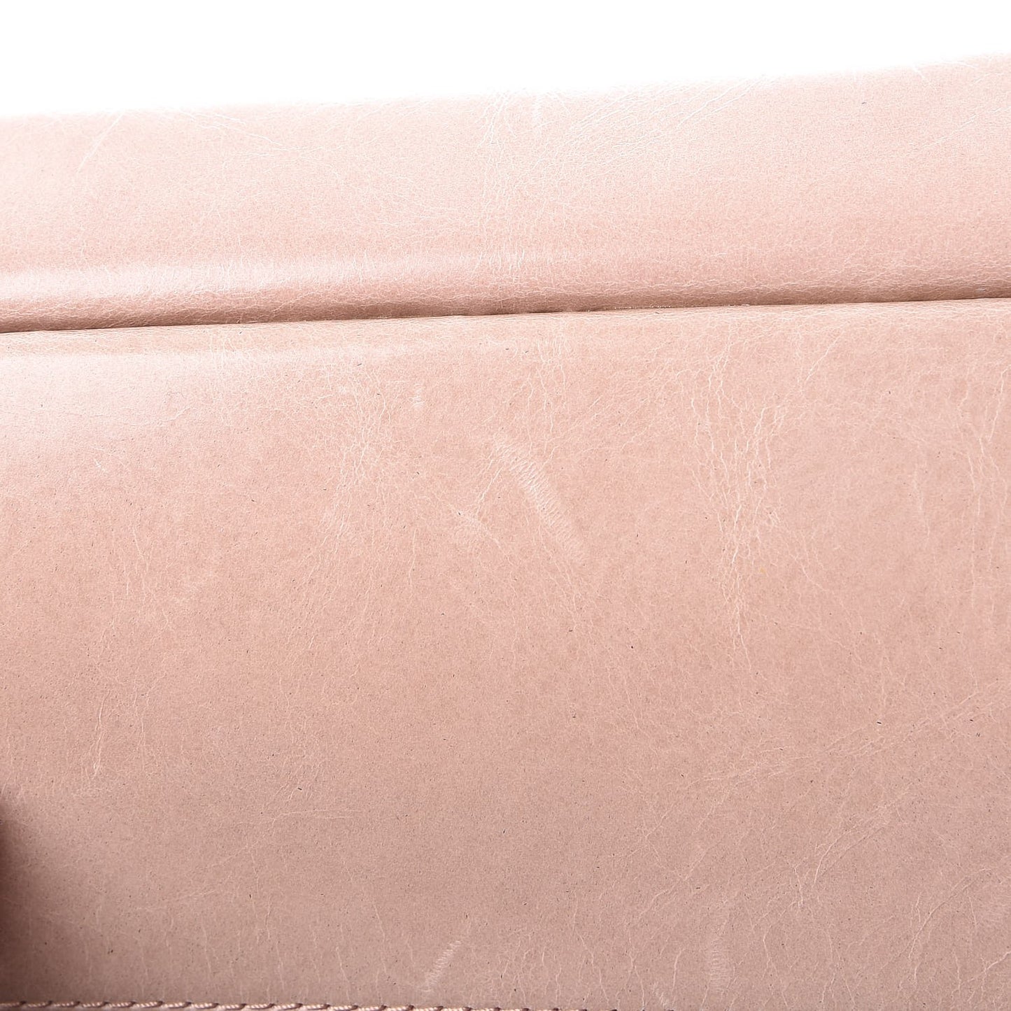 Glazed Calfskin Quilted Small CC Delivery Tote Light Pink