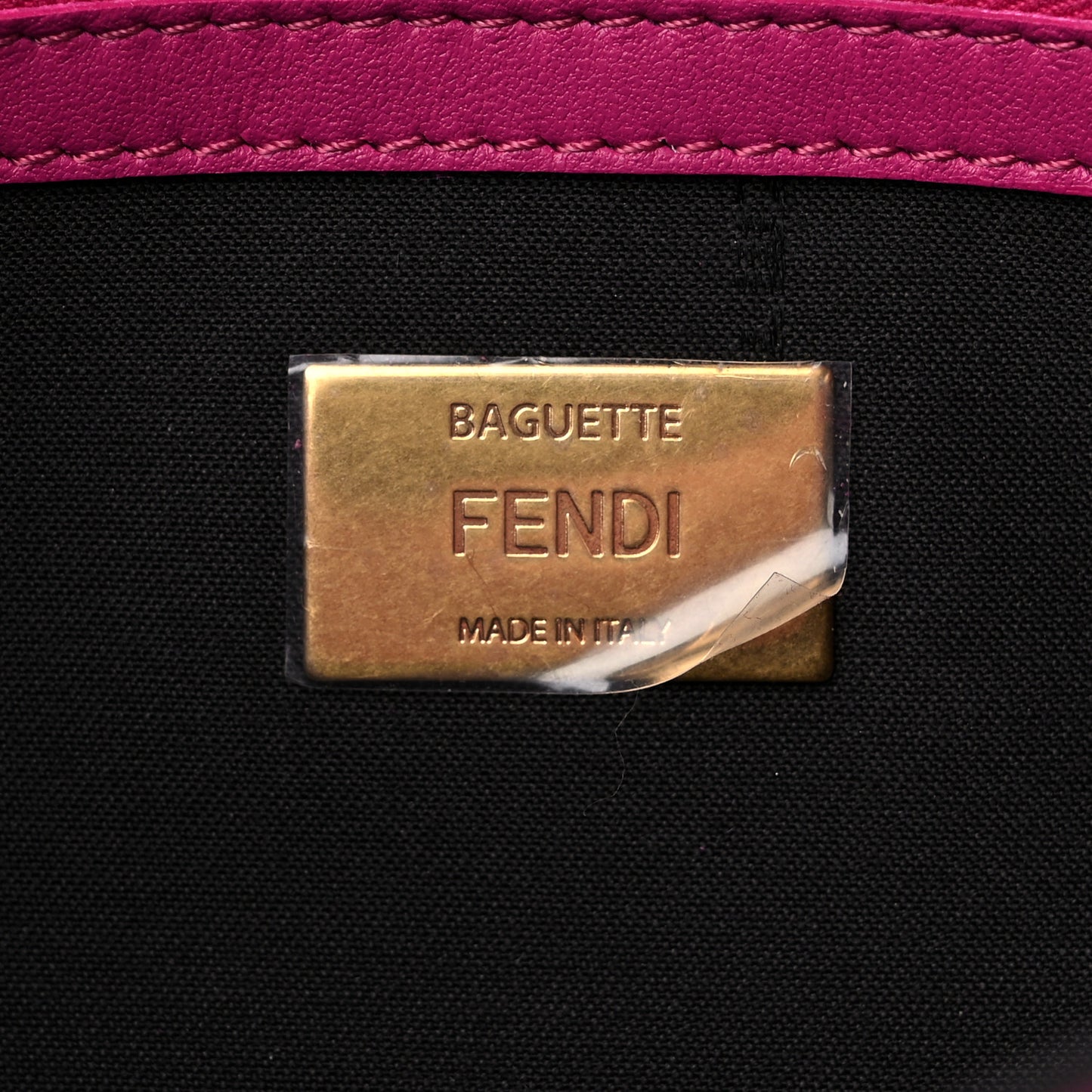 Nappa FF 1974 Embossed Baguette Ciclamino Pilar