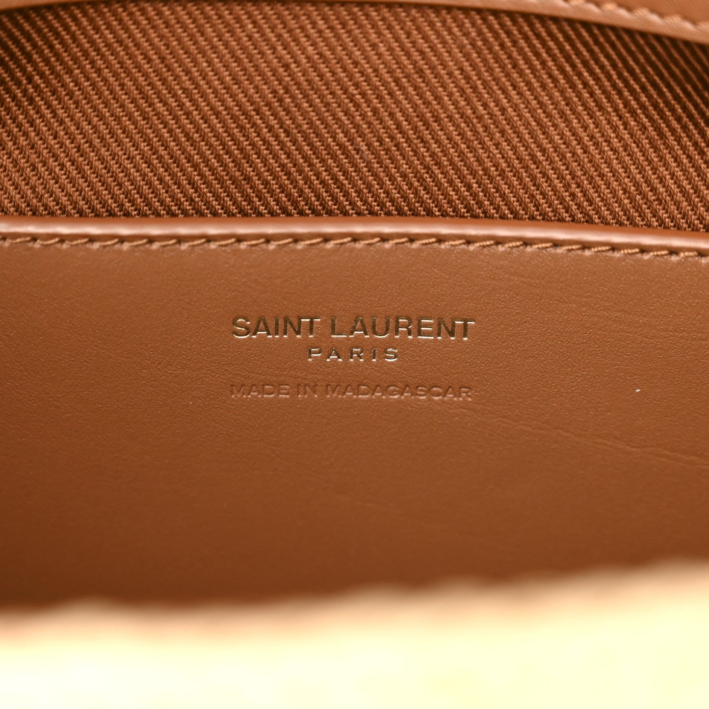 Raffia Calfskin Medium Monogram Solferino Satchel Naturale Brick