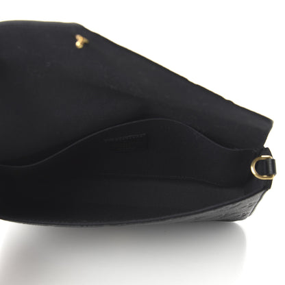 Louis Vuitton Empreinte Pochette Felicie Chain Wallet Black 7 of 10
