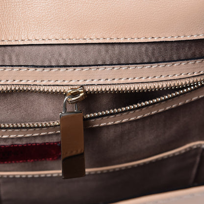 Valentino Garavani Vitello Large Rockstud Flap Satchel Poudre 8 of 12