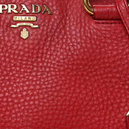 Prada Vitello Daino Tote Rosso 10 of 19