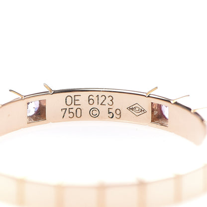 Cartier 18K Pink Gold Pink Sapphire Lanieres Ring 59 8.75 4 of 4