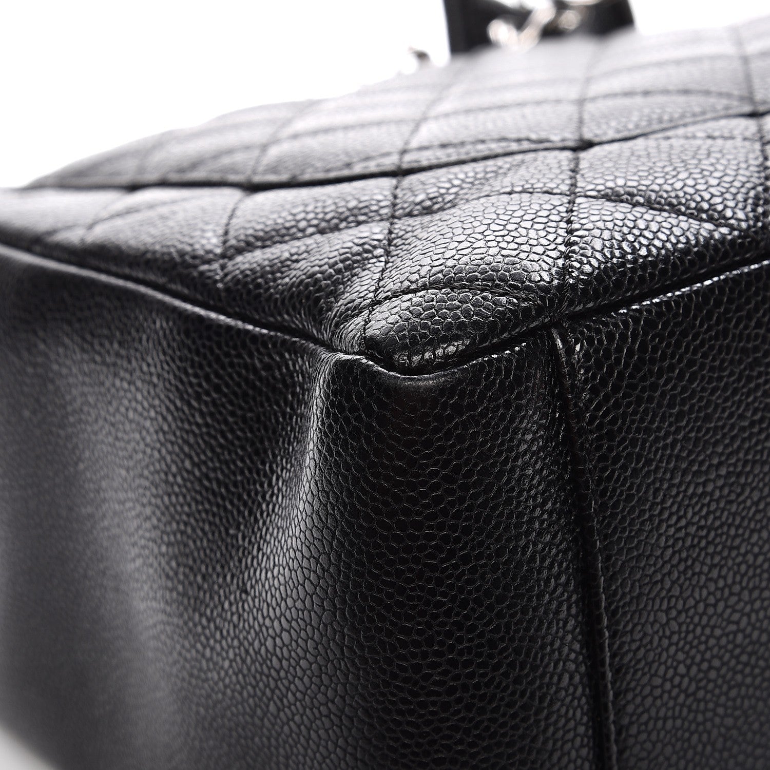 Chanel Caviar Quilted Grand Shopping Tote GST Black 11 of 15