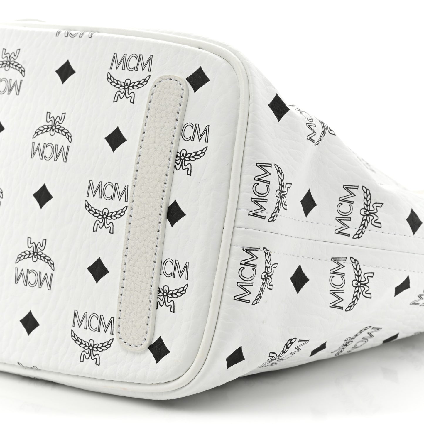 Visetos Medium Liz Reversible Shopper Tote White