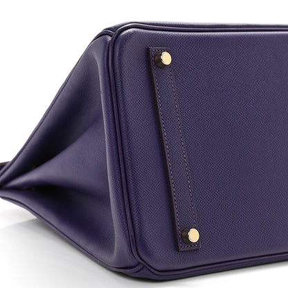 Hermes Epsom Birkin 35 Iris 9 of 12