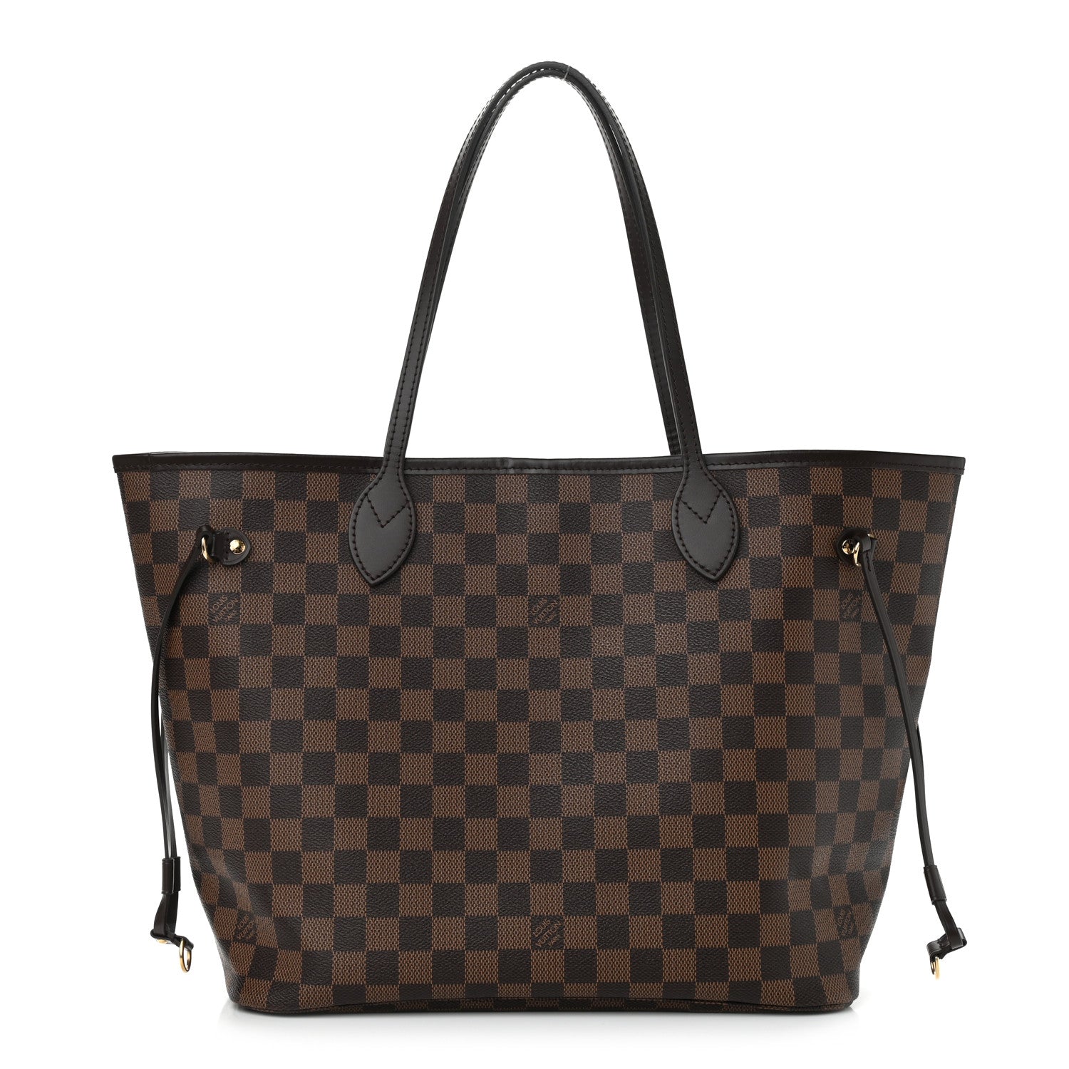 Louis Vuitton Damier Ebene Neo Neverfull MM Rose Ballerine 1 of 12