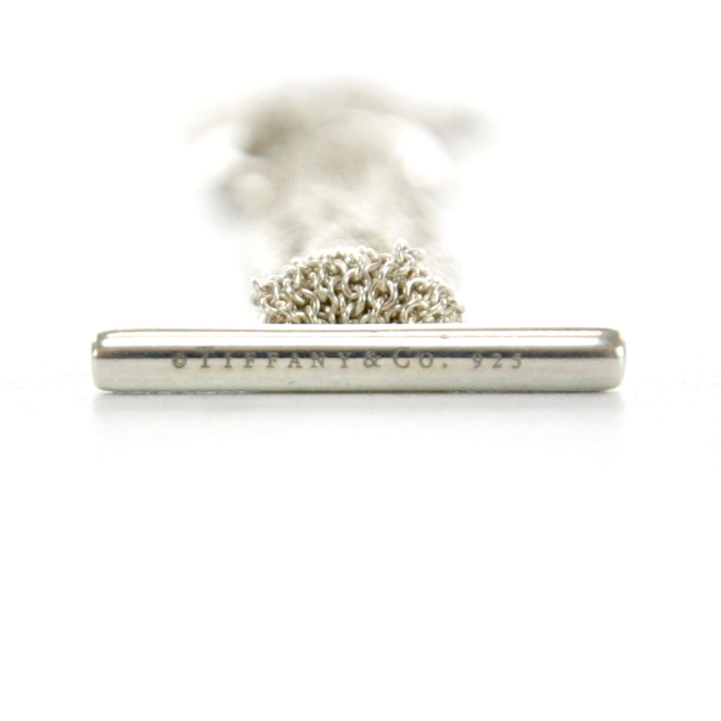 Sterling Silver Heart Mesh Necklace