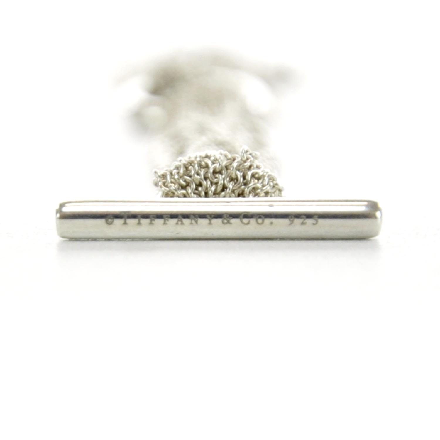 Tiffany Sterling Silver Heart Mesh Necklace 5 of 5