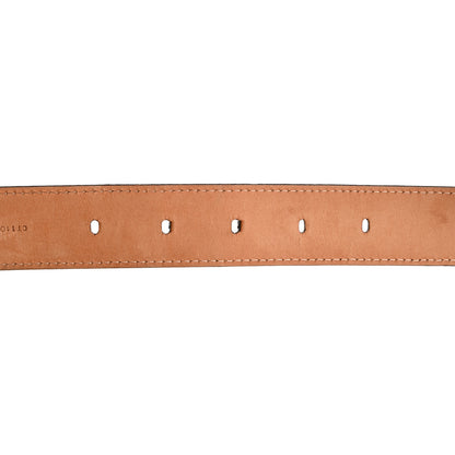 Louis Vuitton Damier Ebene 30mm Ellipse Belt 40 100 3 of 8