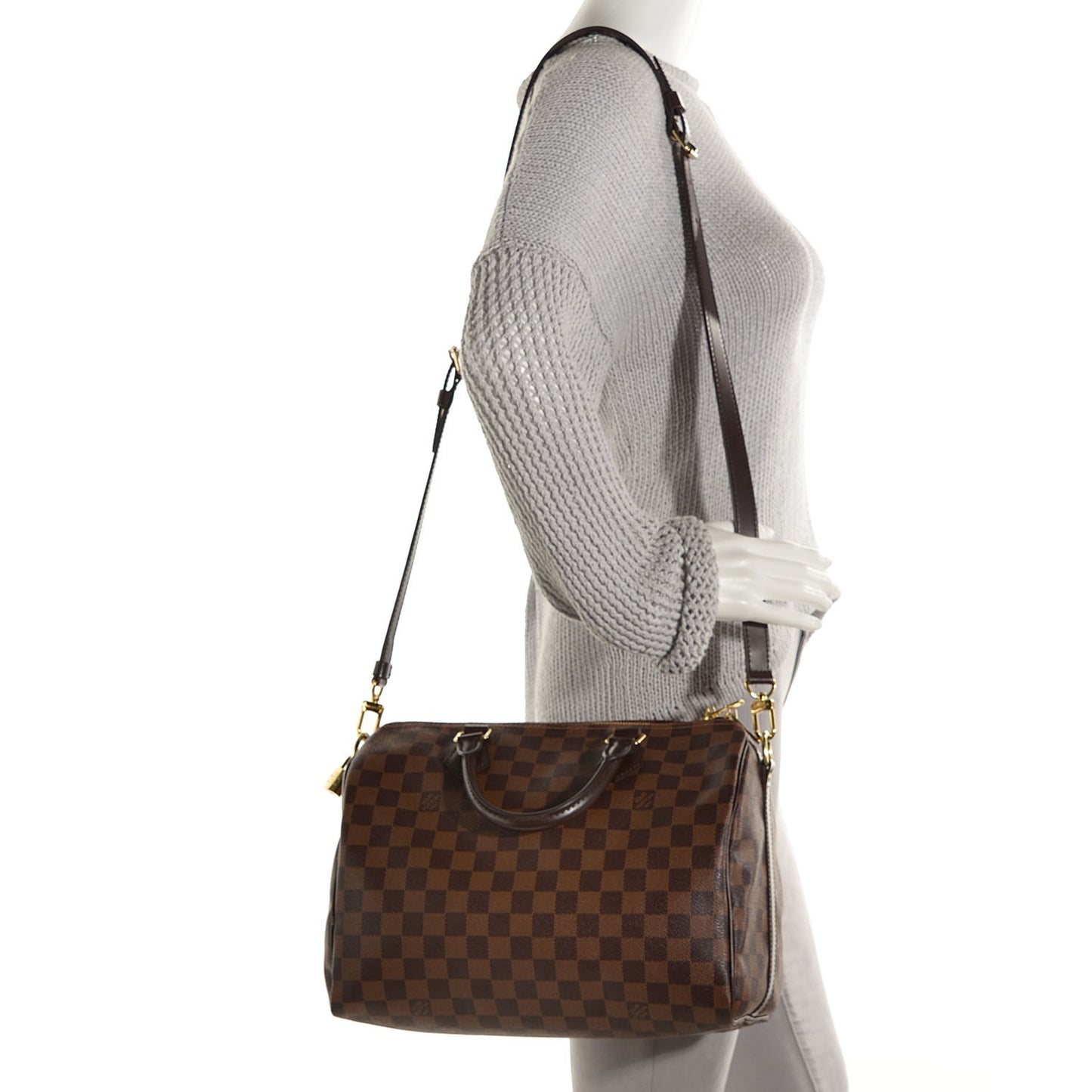 Damier Ebene Speedy Bandouliere 30