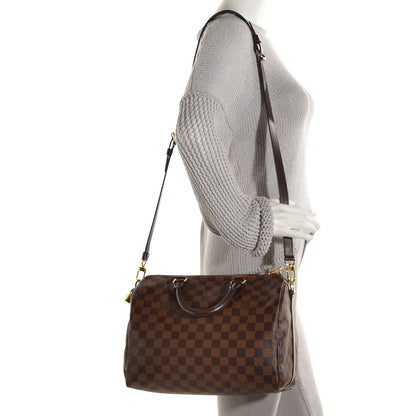 Louis Vuitton Damier Ebene Speedy Bandouliere 30 2 of 7